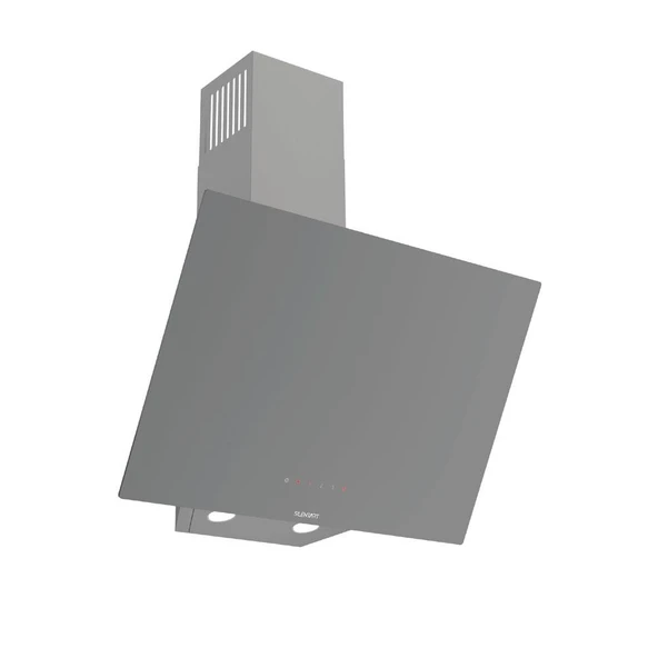 FERRE D079-SA  SILENTART SERİSİ SESSİZ DC INVERTÖR MOTORLU 60 CM GRİ DAVLUMBAZ-300M3 ürün görseli 1