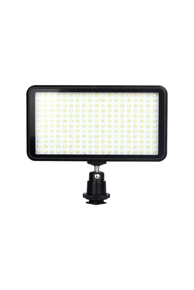 Led 228a Bi Color Kamera Üstü Led Işık ( 2 Ad Np570 Ve Şarj Cihazı Hediye ) ürün görseli 1