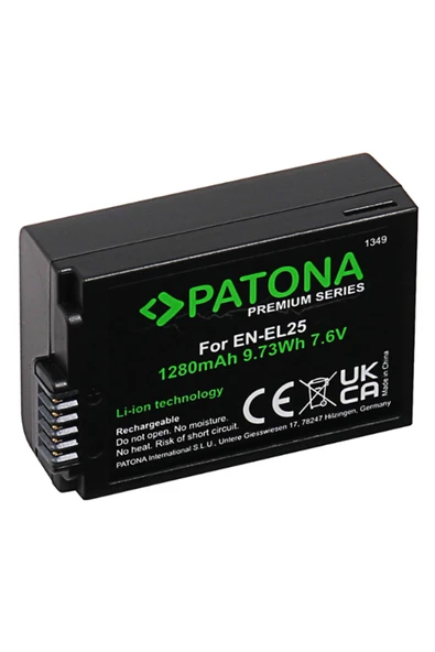 Premium Nikon EN-EL25 Batarya Pil - Resim 2
