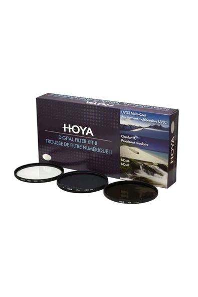58mm Digital Filter Kit II UV, CircularPL, ND Filtre Seti ürün görseli 1