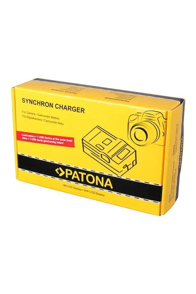 Senkron LCD Ekranlı USB Şarj Cihazı LP-E6 - Resim 3
