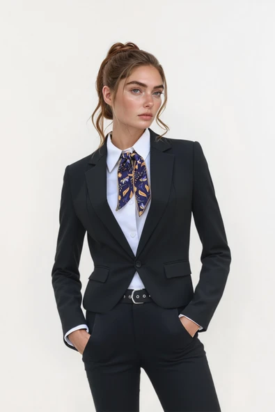 Walkenzo Vintage Bohem Çiçek Desenli Özel Tasarım Çanta Bileklik Saç Çok Amaçlı Kadın Kelebek Fular ürün görseli 1
