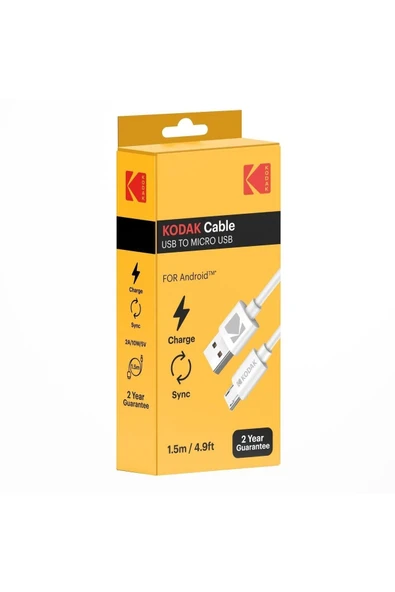 Android için USB - Mikro USB Kablo - 1.0 Metre ürün görseli 1
