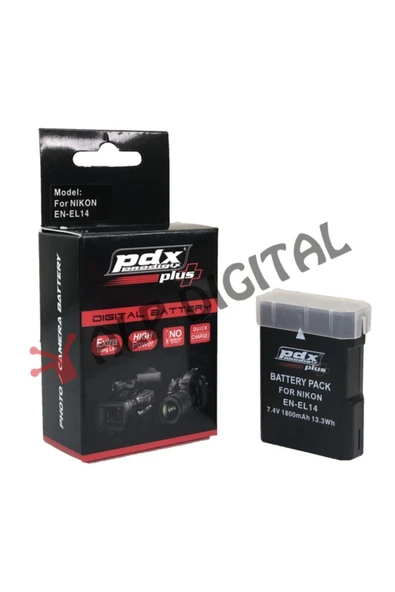 Nikon En-el14 Batarya Pil - 1800mah D5200, D5100, D3500 ürün görseli 1