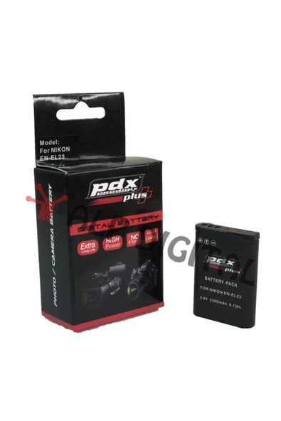 Nikon En-el23 Batarya Pil - 2300mah - S810c , P600 ürün görseli 1