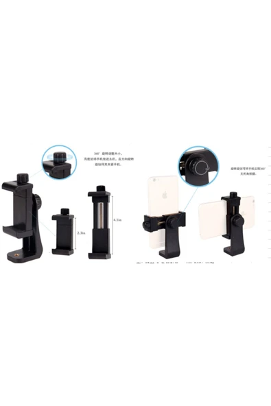 Sc-07 Phone Clamp Tripod Adaptörü - Resim 2