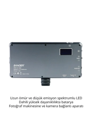 Pro-s21 Rgb Led Video Efekt Işığı - Resim 3