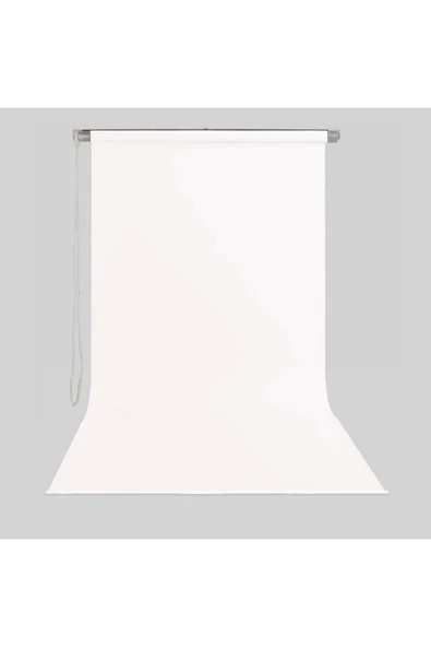 Stüdyo Teknik 190cm X 400cm Sonsuz Beyaz Fon Perdesi Seti ürün görseli 1
