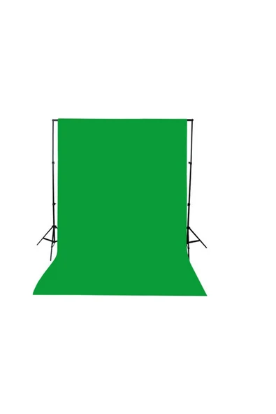 Chromakey-green Screen- Greenbox Yeşil Fon Perde(2x3 M) + Fon Standı ürün görseli 1