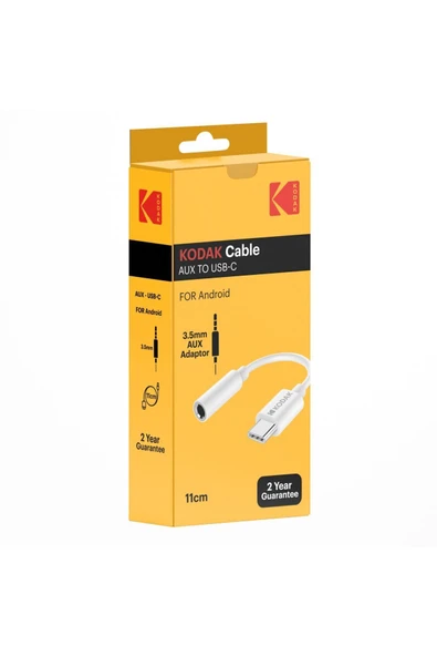 Android için AUX - Type C Kablo - 11 cm ürün görseli 1