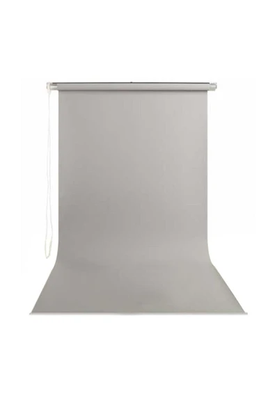 Stüdyo Teknik 190cm X 400cm Sonsuz Gri Fon Perdesi Seti ürün görseli 1