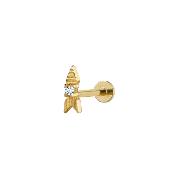 Taşlı Ok Piercing ürün görseli 1