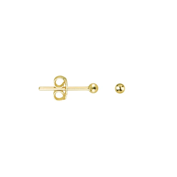 14 Ayar 2 mm Altın Top Küpe 0,55 gr ürün görseli 1