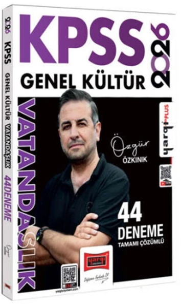 2026 KPSS Genel Kültür Tamamı Çözümlü Vatandaşlık 44 Deneme Yargı Yayınları ürün görseli 1