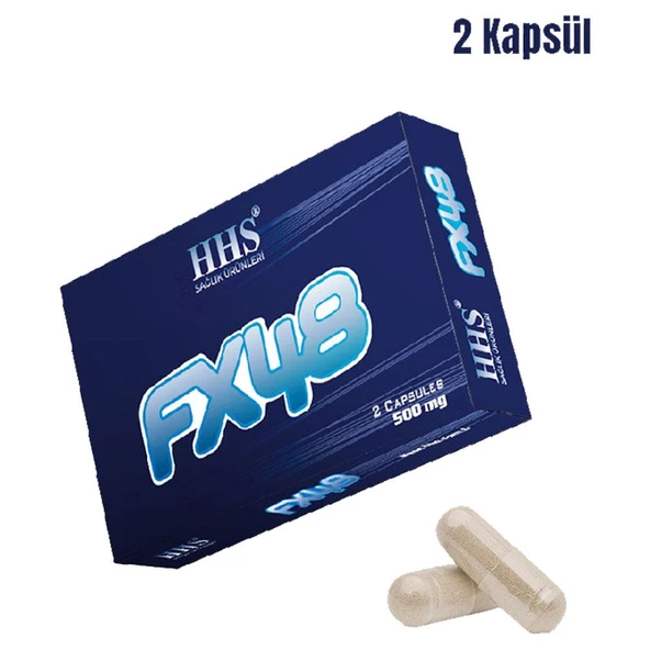 HHS FX48 Bitkisel Takviye Bay Bayan Kapsül 500mg X 2 Kapsül - Resim 4