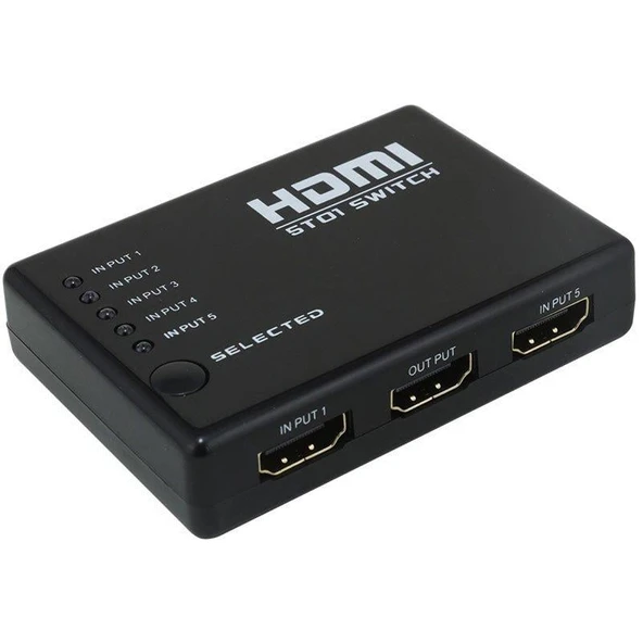 Powermaster PM-8342 5 Giriş 1 Çıkış HDMI Switch - Resim 3