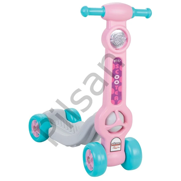 PİLSAN MİNİ SCOOTER AÇIK PEMBE ürün görseli 1