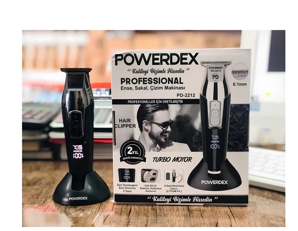 Powerdex Professional PD-2212 Saç Sakal Tıraş Makinesi ürün görseli 1