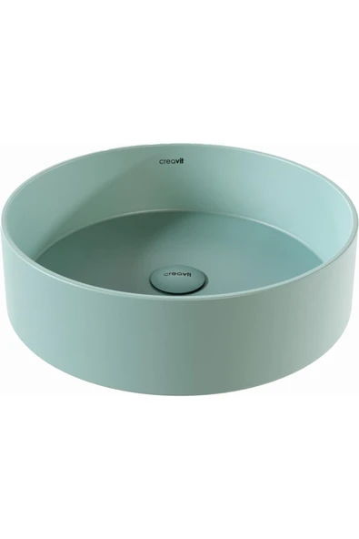 Creavit Loop Ø 45 Cm Set Üstü Çanak Lavabo Nil Yeşili Lp145 ürün görseli 1