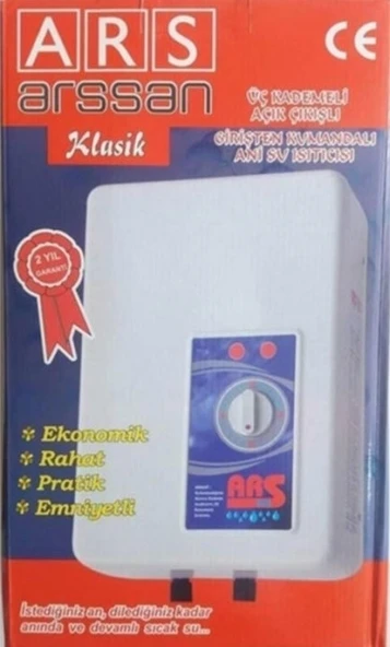 ARS Arssan Elektrikli Şofben 7000w Üç Kademe ürün görseli 1