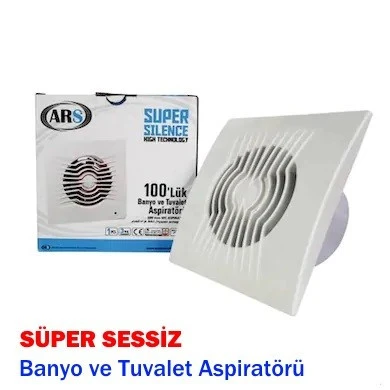Ars 100'lük Sessiz Baca Tipi Aspiratör - Resim 2