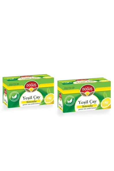 Doğuş Yeşil Çay Limonlu 20'li X 2 Adet - Resim 2