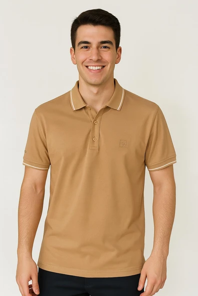 Zamur Men Slim Fit Erkek Kısa Kol Polo Yaka Tshirt - 7354 ürün görseli 1