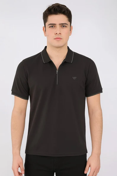 Gewer Slim Fit Erkek Kısa Kol Polo Yaka Tshirt - 7351 ürün görseli 1