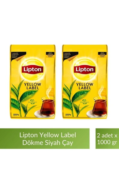 Lipton Yellow Label Dökme Siyah Çay 1000 gr x 2 Adet ürün görseli 1
