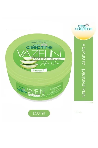Cire Aseptine Vazelin Aloe Vera 150 ml ürün görseli 1