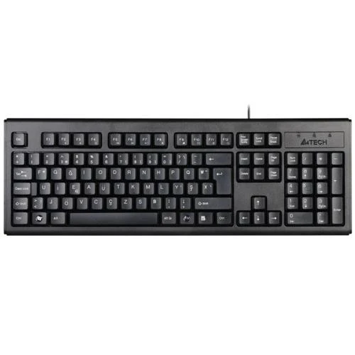 A4 Tech KM720 F Kablolu MM Klavye Siyah USB ürün görseli 1
