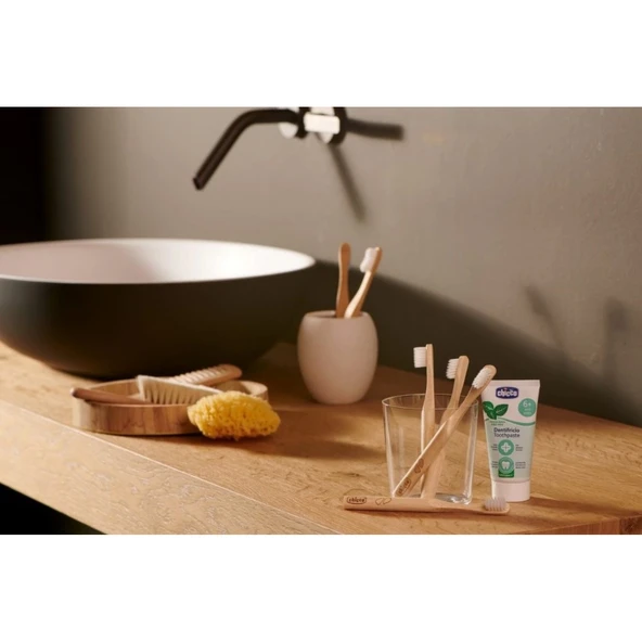 Chicco Bamboo Diş Fırçası 3+ Yaş - Resim 3