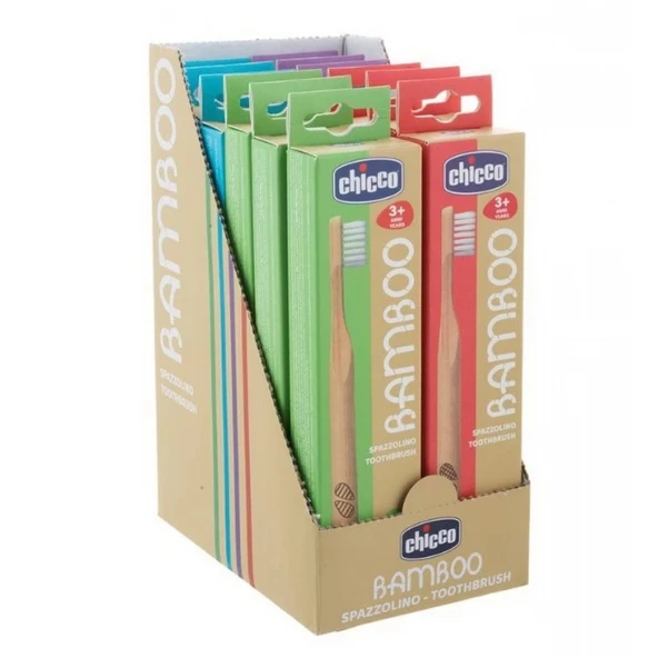 Chicco Bamboo Diş Fırçası 3+ Yaş ürün görseli 1