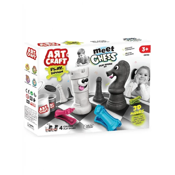 Art Craft Satranç Hamur Set 03732 - Resim 2