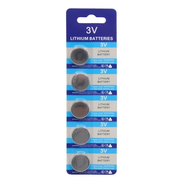 Powermaster PM-9535 CR2016 3 Volt Lityum Para Pil (5'Li Paket) ürün görseli 1