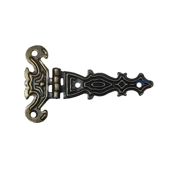 Dekoratif, Sac Tek Kuyruklu Menteşe - 40x68 Mm, Küçük, Antik, 100 Adet ürün görseli 1