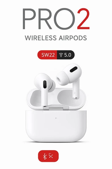 Subzero Wıreless Aırpods Pro 2 Bluetooth Kulaklık Beyaz (Subzero İthalatcı Garantili) ürün görseli 1