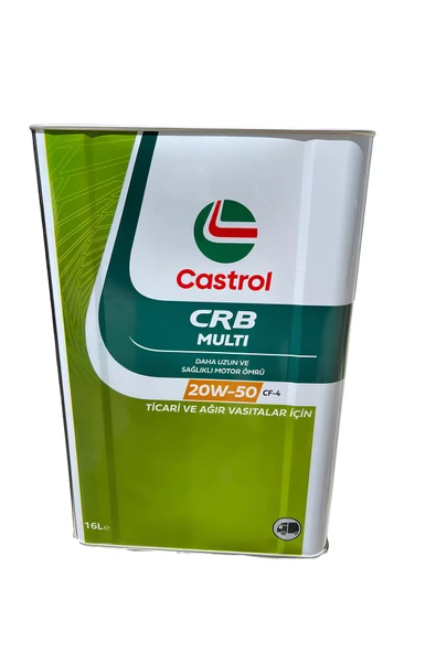 Castrol Crb Multi 20w/50 Cf-4 16 Litre Ticari Ve Ağır Vasıtalar Için Motor Yağı ürün görseli 1