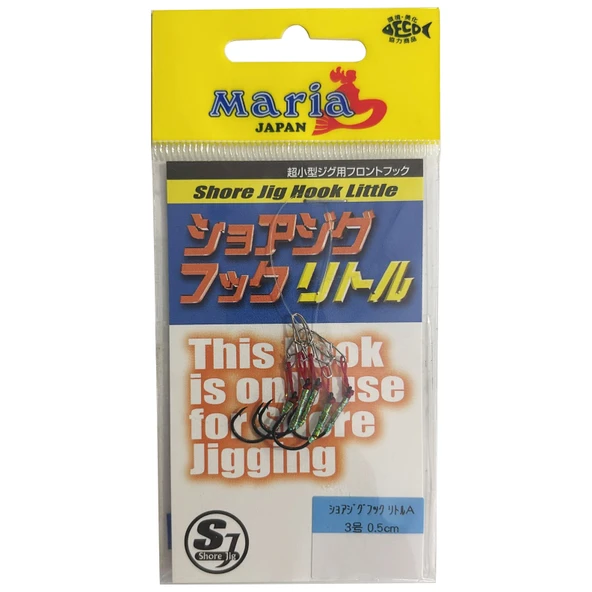 Maria Shore Jig Hooks Little 5 Adet LRF Asist İğne 3 no ürün görseli 1