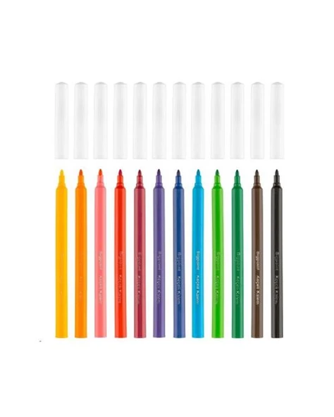 Bigpoint Keçeli Kalem 12li Set BP906 - Resim 2
