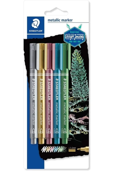 Staedtler  Metalik Marker 5 li set ürün görseli 1