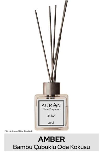 Amber - Amber Kare Bambu Çubuklu Oda Kokusu 100ml ürün görseli 1