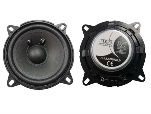 Fullsound K-1420E 10 CM 4'' 110 Watt Orjinal Tip Citroen Peugeot Uyumlu Araç Kapı Hoparlörü ürün görseli 1