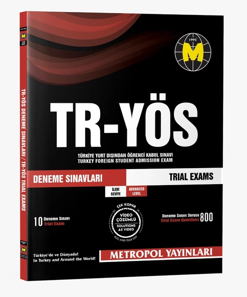 TR-YÖS SET-6 (DENEME SINAVLARI KİTAP SETİ) - Resim 4
