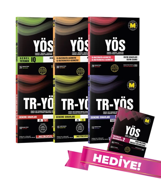 TR-YÖS SET-6 (DENEME SINAVLARI KİTAP SETİ) ürün görseli 1