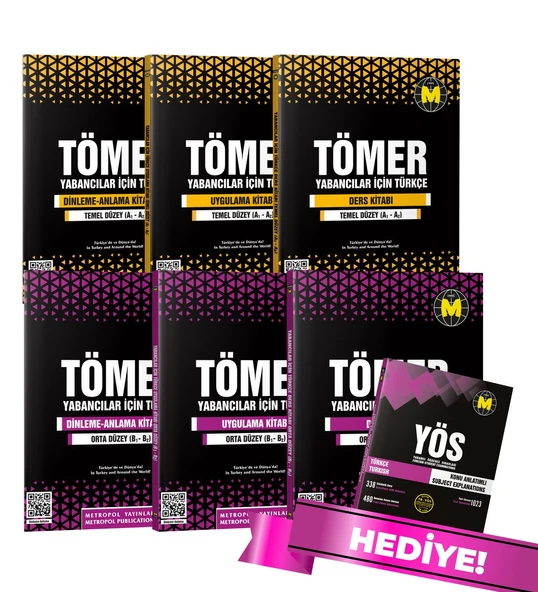 TÖMER SET-2 (TEMEL VE ORTA SEVİYE KİTAP SETİ) ürün görseli 1
