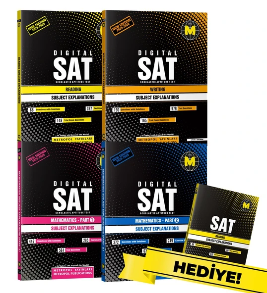 DIGITAL SAT SET-1 (SAT ALL CLASSES BOOKS SET) ürün görseli 1