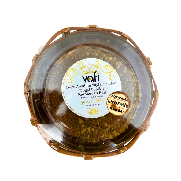 Vafi Van Bahçesaray Sepet Karakovan Balı 600 gr 1 ADET ürün görseli 1