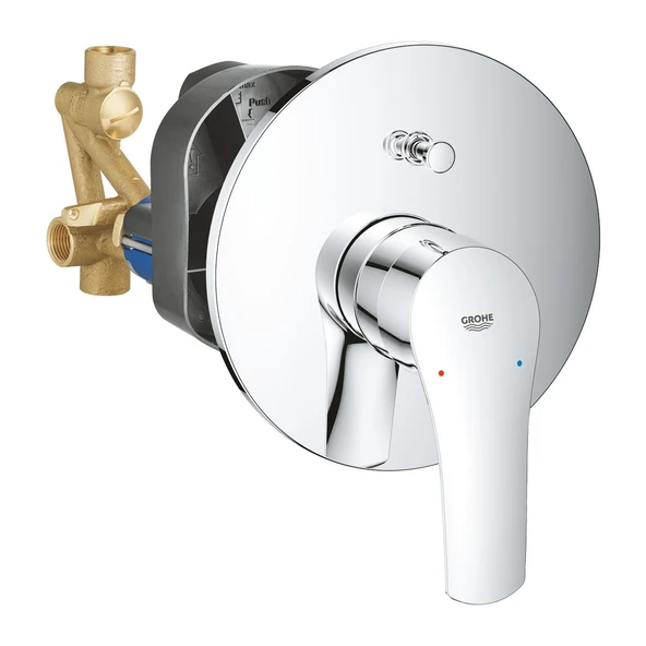 GROHE EUROSMART ANKASTRE BANYO BATARYASI KROM ürün görseli 1
