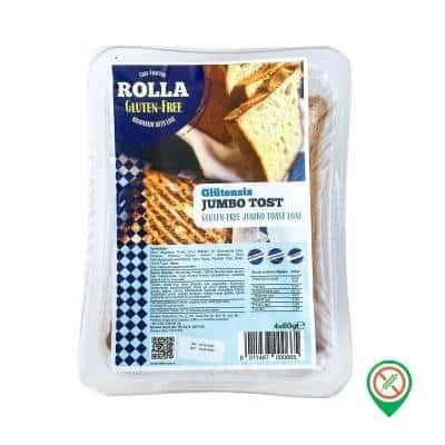 Rolla Glutensiz Jumbo Tost Ekmeği 4x60 gr 1 ADET ürün görseli 1